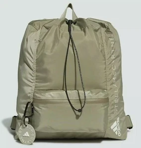 $110 ADIDAS by Stella McCartney Convertible Gym Sack Backpack FS6651 Tech Beige - Picture 1 of 6