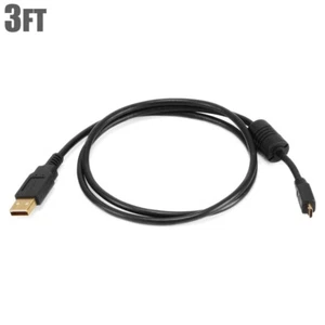 3ft USB 2.0 A Male to USB Micro B 5pin Male Cable PC Laptop Smartphone 28/24AWG - Picture 1 of 3