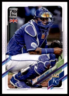 2021 Topps UK Edition #219 Salvador Perez Kansas City Royals - Image 1 of 2