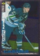 1995-96 Collector's Choice Hockey Player's Club Platinum #52 Andrew Cassels