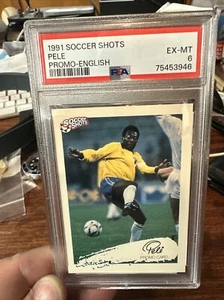 Soccer Shots 1991 grado Pelle PSA 6 - Imagen 1 de 2