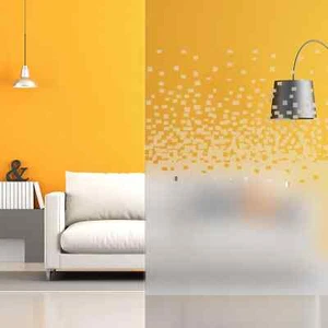 FILM Dépoli Dégradé motifs pixels - HAUT DE GAMME - POLYMER PIXEL - Foto 1 di 6