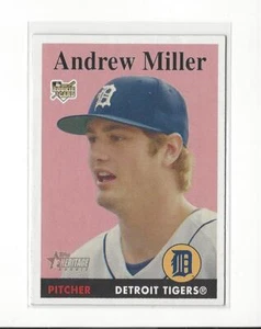 2007 Topps Heritage #206 Andrew Miller RC Rookie Tigers Yankees Indians - Picture 1 of 1