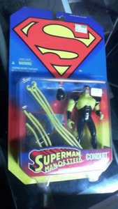 Superman Man Of Steel Conduit With Spinning Kryptonite Attack Cables - 1995 - Picture 1 of 3