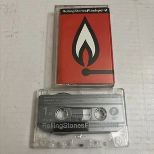 THE ROLLING STONES Flashpoint 1991 Cassette Tape Album Works CT 47456 - Picture 1 of 7