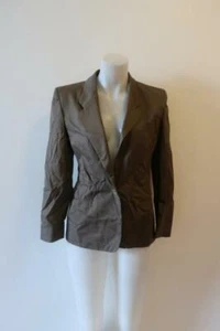 WOMENS MANI (GIORGIO ARMANI) BLAZER GREEN BLAZER SZ 42 EUR/US M* - Picture 1 of 7