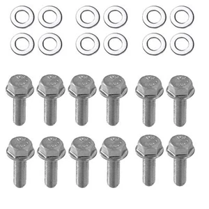 Stainless Steel Exhaust Manifold Header Bolts Kit For LS1 LS2 LT1 LS3 GM Vort 8H - Bild 1 von 12