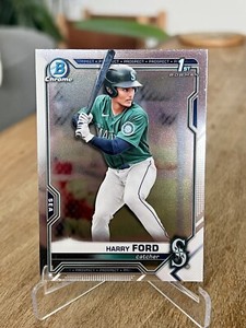 2021 Bowman Chrome Draft Seattle MARINERS #BDC-1 HARRY FORD 1st Bowman RC 