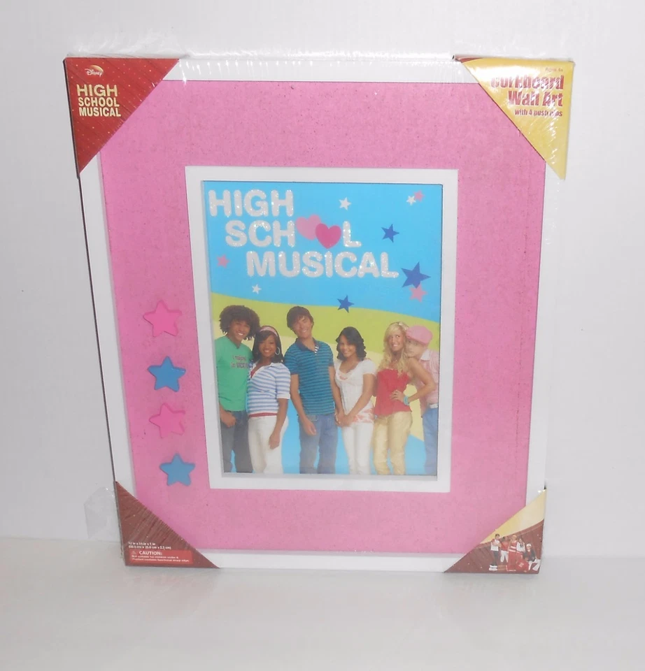 Disney High School Musical Corkboard Wall Art NEW - Image 1 of 2