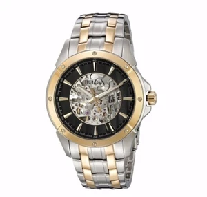Bulova Men's Classic Automatic Silver Stainless Steel Watch 43 MM 98A146 - Picture 1 of 4