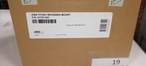Axis Communications - Surveillance Camera Recessed Mount TP3201 / 01757-001 SEAL - Picture 1 of 2