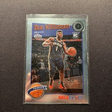 2019-20 NBA Hoops Premium Stock Zion Williamson Tribute Rookie Card 