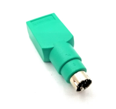 Microsoft USB Female PS2 Male Adapter/Converter Keyboard Mouse Scanner - Image 1 of 4