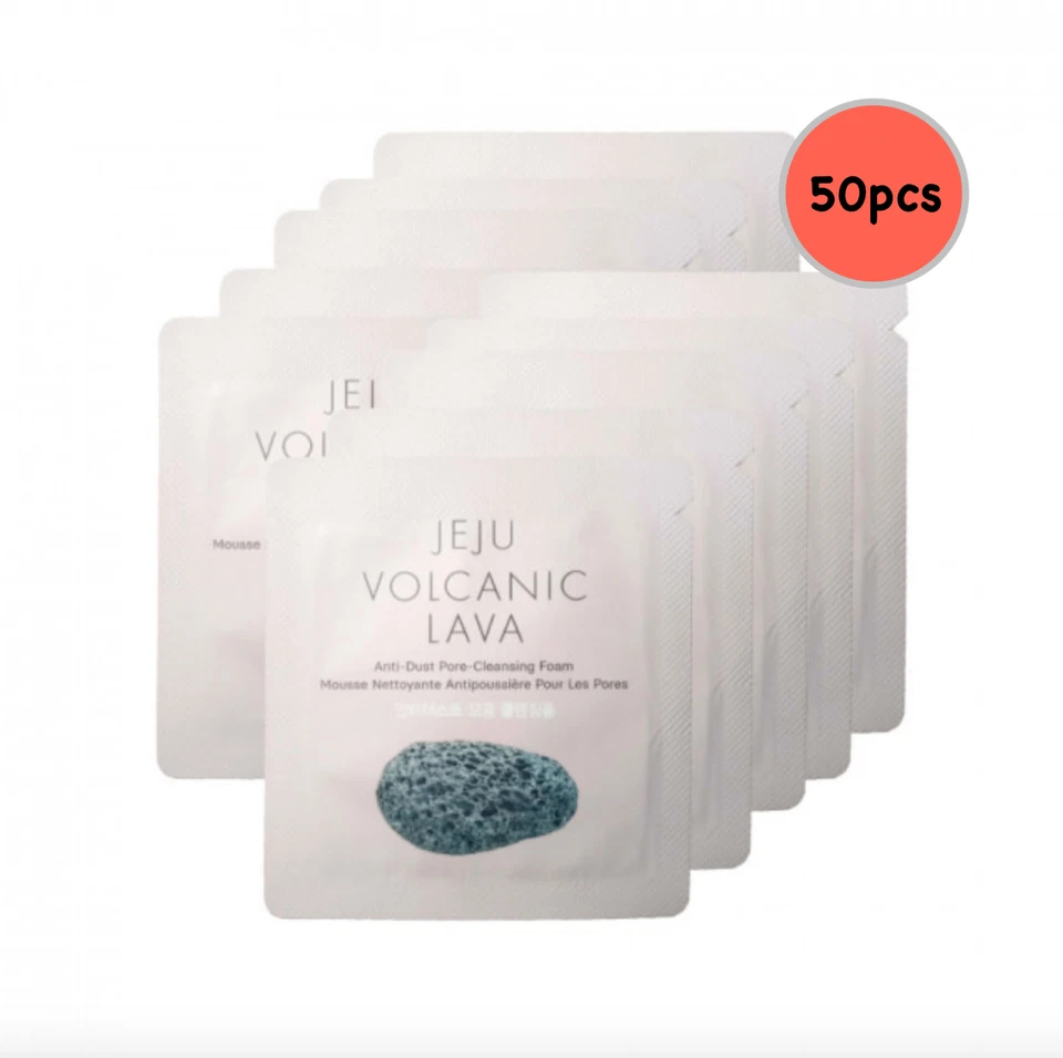 [THE FACE SHOP] JEJU Volcanic Lava Pore Cleansing Foam sample 50pcs US Seller - Image 1 of 1