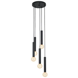 EGLO Lampadario moderno design nero a 5 luci GL0401 - Foto 1 di 2