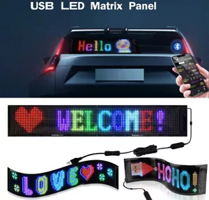 Car LED APP Programmable Showcase Message Sign Scrolling Display Lighting Board - Picture 1 of 20