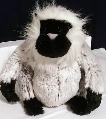 Webkinz Grey Langur Plush HM226 NO CODE Ganz Grey Black Stuffed Animal Monkey B3 - Image 1 of 2