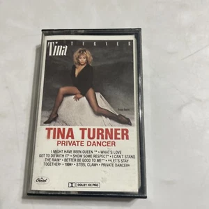 TINA TURNER Private Dancer Cassette Tape 1984 Capitol Records Funk R&B - Picture 1 of 5