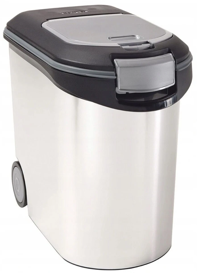 Curver 12kg 35L Tierfutterbehälter - Silber