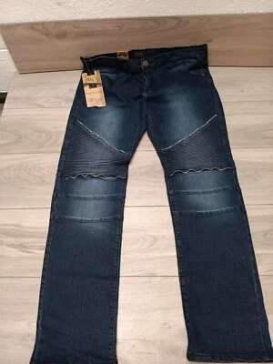 Brooklyn Laundry Premium Collection 男式牛仔裤 38x32 全新带标签拉链复古风格 — 第 1/4 张图片