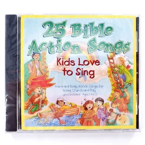 25 Bible Action Songs Kids Love To Sing (CD) Brand New Factory Sealed - Picture 1 of 4