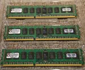 Kingston KVR1333D3D8R9SK3/6G (Kit of 3) PC3-10600 CL9 240-Pin DIMM Kit - Picture 1 of 3