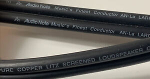 Audio Note AN-LA Conductor Large Crystal Copper Loudspeaker Cable - 1 Meter Pair