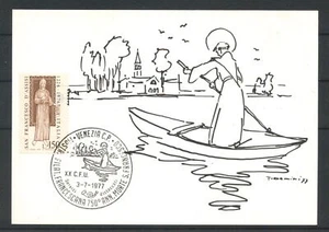 1977 - REPUBBLICA - LOTTO/42795 - VENEZIA ANNIV. MORTE DI S. FRANCESCO CARTOLINA - Picture 1 of 2