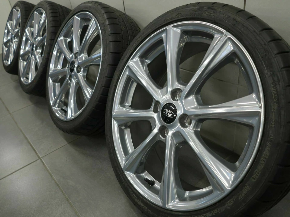 Ford Fiesta VIII MK8 original 18 Zoll Sommerräder H1BC-1007-E1A ST-Line (C80) - Bild 1 von 4