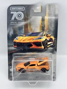 2023 Matchbox 70th Anniversary Moving Parts 2020 Chevy Corvette 1:64 Model Car - Picture 1 of 6