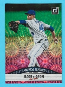 2019 Donruss Franchise Features PINK FIREWORK Jacob deGrom Jon Duplantier #FF19 - Bild 1 von 2