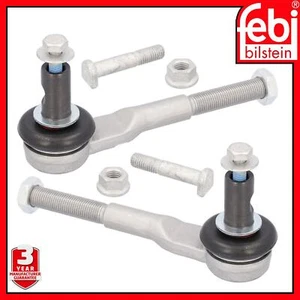 Front Tie Rod Ends x2 Outer Track Febi 39077 For Audi A4 A6 RS4 RS6 S4 S6 - Picture 1 of 7
