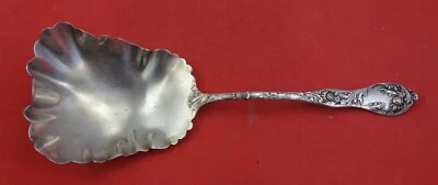 Cuchara de galletas de plata esterlina Thistle de Blackinton estriada 9 1/2"  Foto 1 de 2