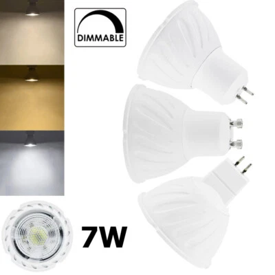 Dimmable LED Spotlight 7W COB Bedroom Lighting Lamp Home Replace Halogen Lamp - Image 1 of 4