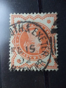 PLYMOUTH & EXETER N M TENDER Postmark. Rare C24 Duplex cancel NIGHT MAIL Railway - Picture 1 of 12