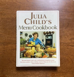 Julia Child's Menu Cookbook - Wing Books First Edition 1991 - Foto 1 di 10