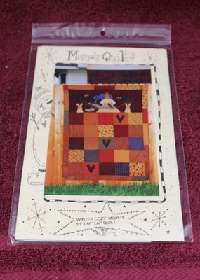 Meme's Quilts Lap Quilt 51" x 66" Pattern - Winter Cozy - Image 1 of 2