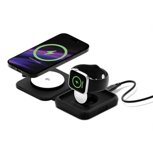 Cygnett MagTravel Qi2.0 2-in-1 Indoor USB Wireless charging 1.2 m Black - Picture 1 of 1