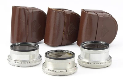 Rollei Rolleinar 1, 2, 3 TLR Close-up Lenses Bay III - Image 1 of 4