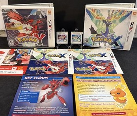 Pok&eacute;mon X & Pok&eacute;mon Y Bundle (Nintendo 3DS) CIB Complete w/ Inserts. Tested.