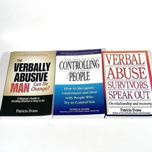 Lot of 3 Patricia Evans Books on Verbal Abuse & Controlling People - VERY GOOD - Imagen 1 de 13