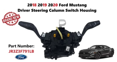 2018-2020 Ford Mustang Driver Steering Column Switch Housing JR3Z3F791LB - Image 1 of 4