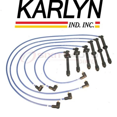 Karlyn Spark Plug Wire Set for 1999-2004 Chevrolet Silverado 2500 - Ignition kv Foto 1 de 4