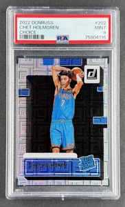 Chet Holmgren 2022 Panini Donruss Choice Rated Rookie #202 PSA 9 MINT - Thunder - Picture 1 of 2