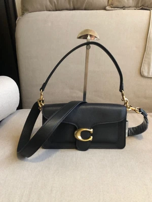Coach 73995 Tabby 26 2Way Crossbody Shoulder Bag Black Leather  Outlet - Image 1 of 4