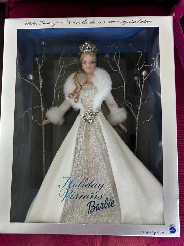 2003 Holiday Visions Barbie Doll B2519 Winter Fantasy Collection New In Box - image 1 of 2