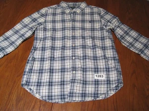 Polo Ralph Lauren Men Button Up Shirt XL Blue Plaid Flannel 100% Cotton - Picture 1 of 13