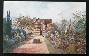 Vintage J Salmon Colour Postcard Shakespeare's Garden - Bild 1 von 2