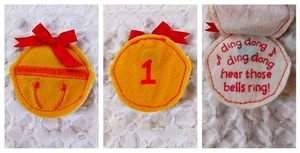 Hallmark Countdown To Christmas Tree Advent Replacement Ornament #1 JINGLE BELL  - Picture 1 of 4