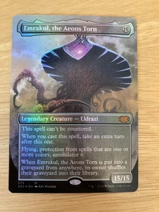 Emrakul Aeons Torn FOIL Card MTG English Text 2X2 Unused - Picture 1 of 7